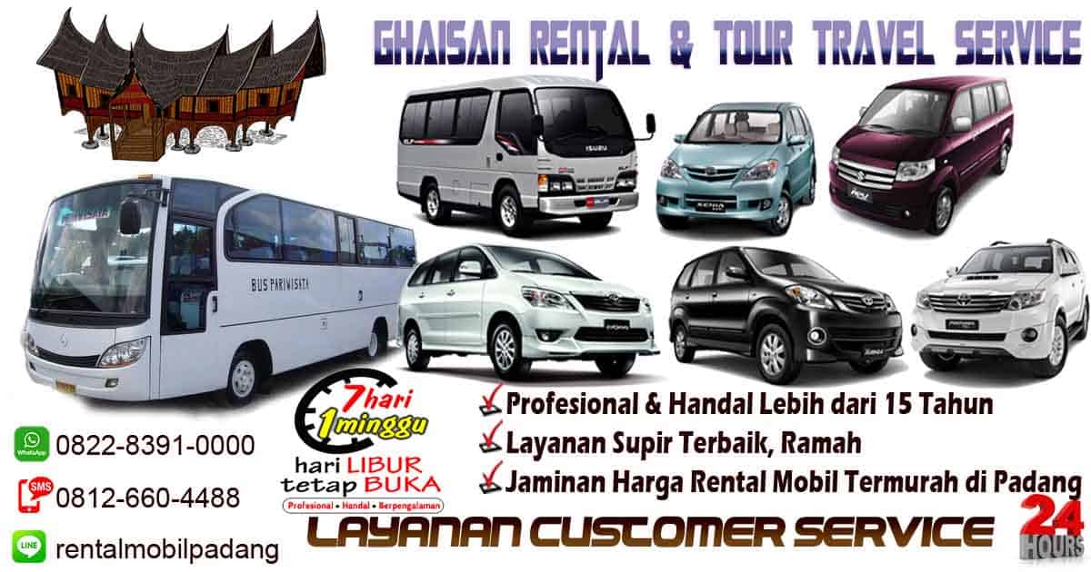 Rental Mobil di Padang Harga Sewa Paling Murah Ghaisan Rental