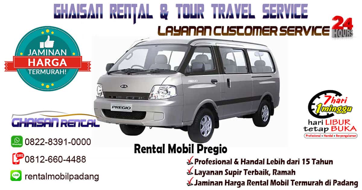 Rental Mobil Pregio Padang Booking Sekarang Ghaisan Rental
