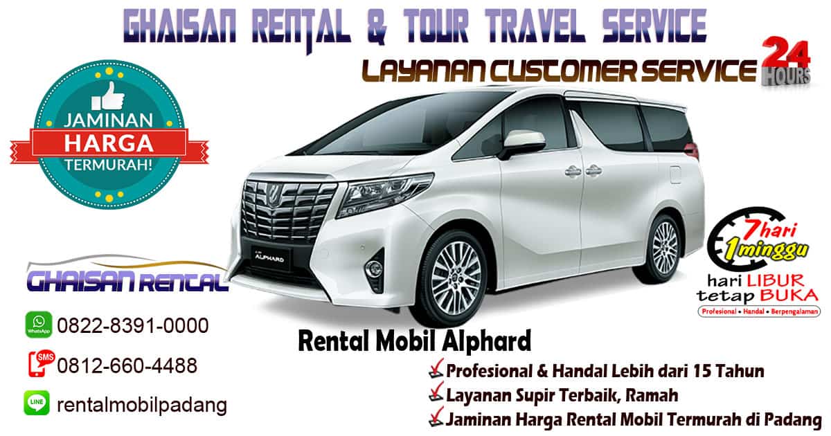 Sewa Mobil  Alphard  Padang Murah di Sumatera Barat 